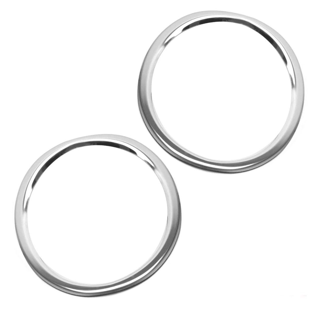 Nissan Juke Headlight Cover - Omac - S.Steel - Gloss Silver - 2015-2017